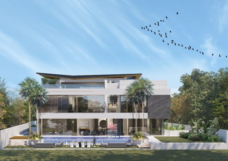 Dubai Hills Villa 23,301 Render Perspective View