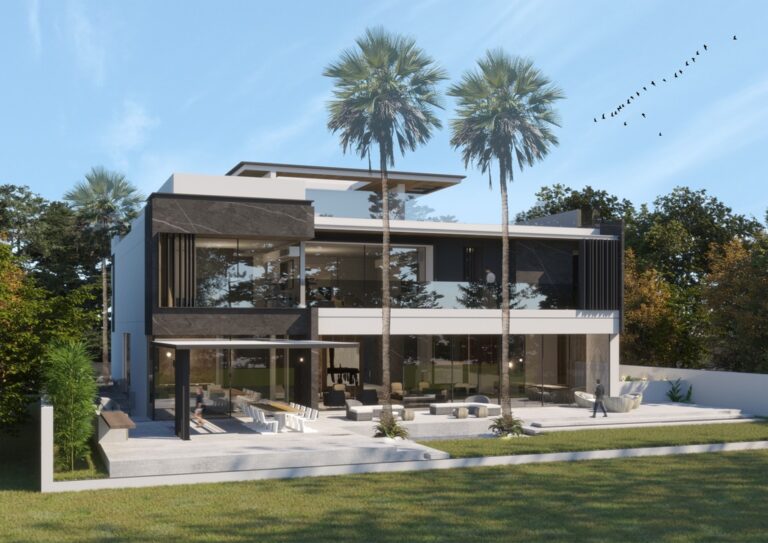 Dubai Hills Villa 22,167 Render Perspective View